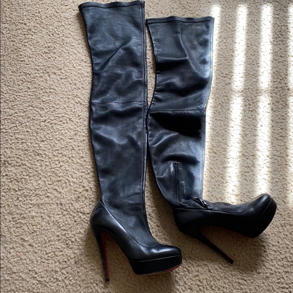 Christian Louboutin thigh high boots